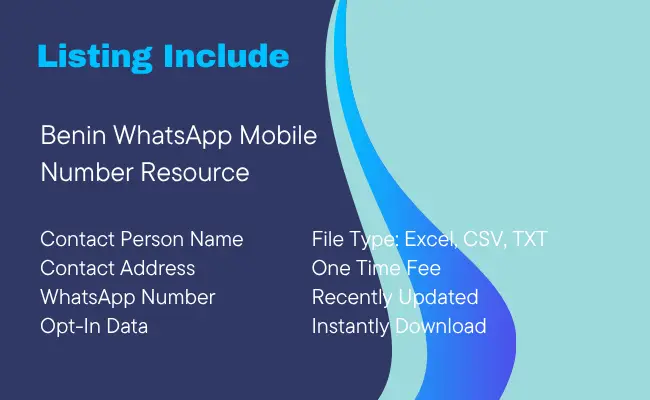 Benin WhatsApp Mobile Number Resource