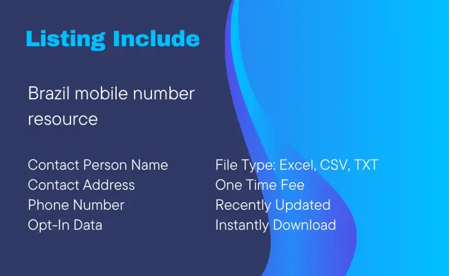 Brazil Mobile Number Resource