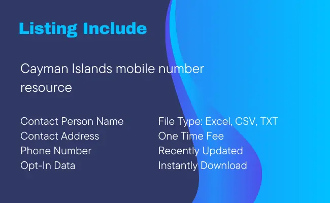 Cayman Islands Mobile Number Resource