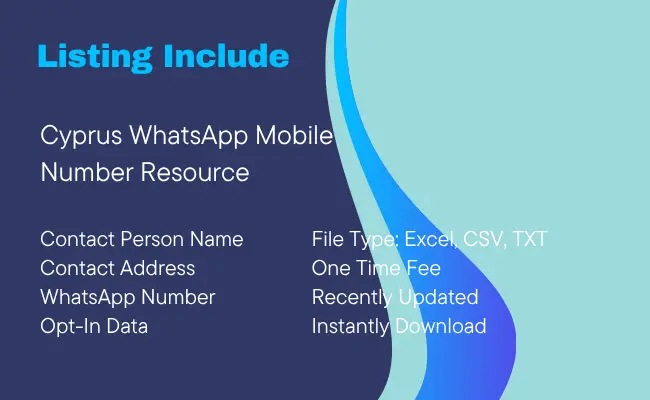Cyprus WhatsApp Mobile Number Resource