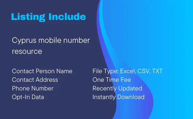Cyprus Mobile Number Resource