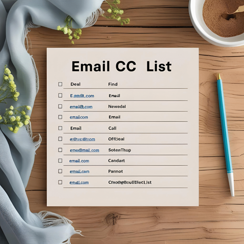 Email CC List