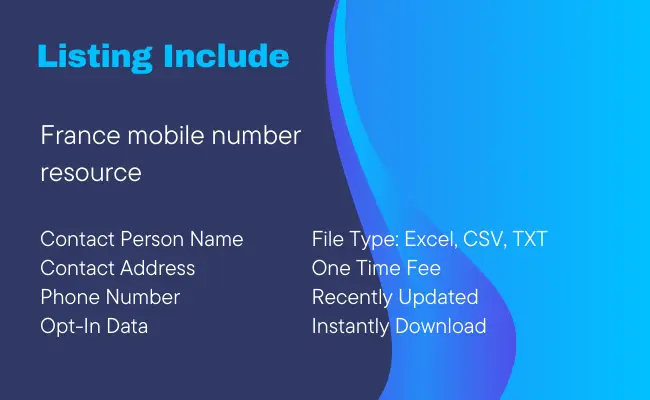 France Mobile Number Resource