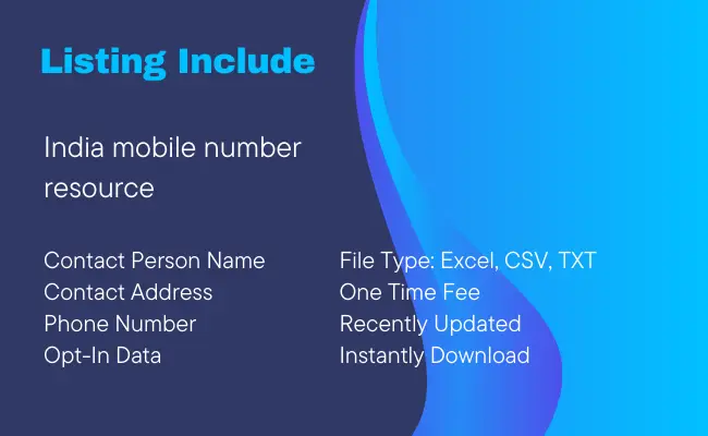 India Mobile Number Resource