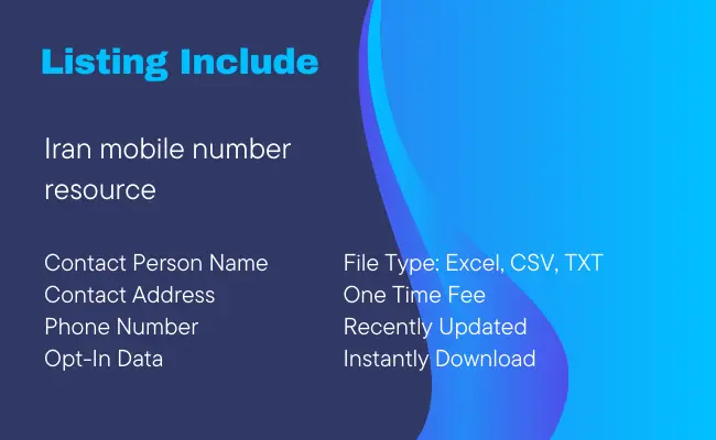 Iran Mobile Number Resource