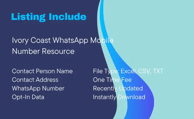 Ivory Coast WhatsApp Mobile Number Resource