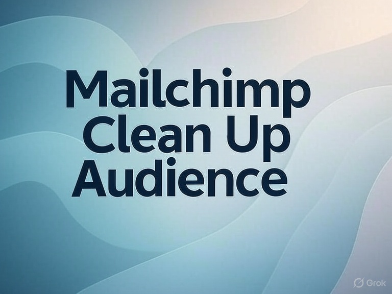 mailchimp clean up audience
