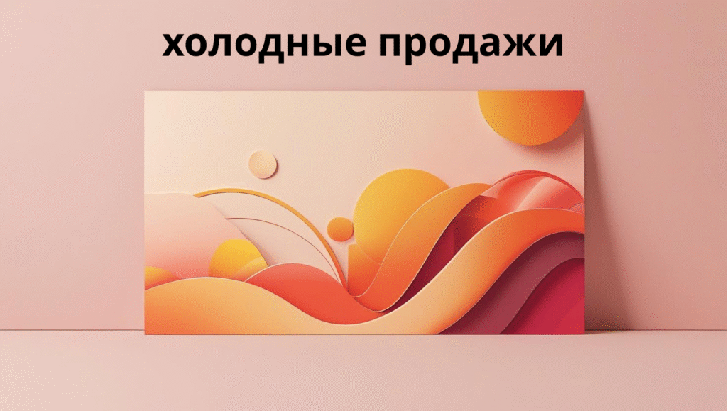 холодные продажи